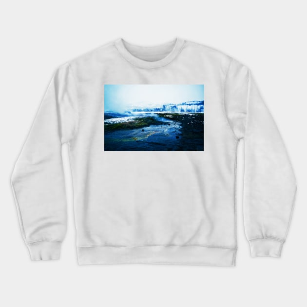 Icelandic Geyser Crewneck Sweatshirt by sparkling-in-silence